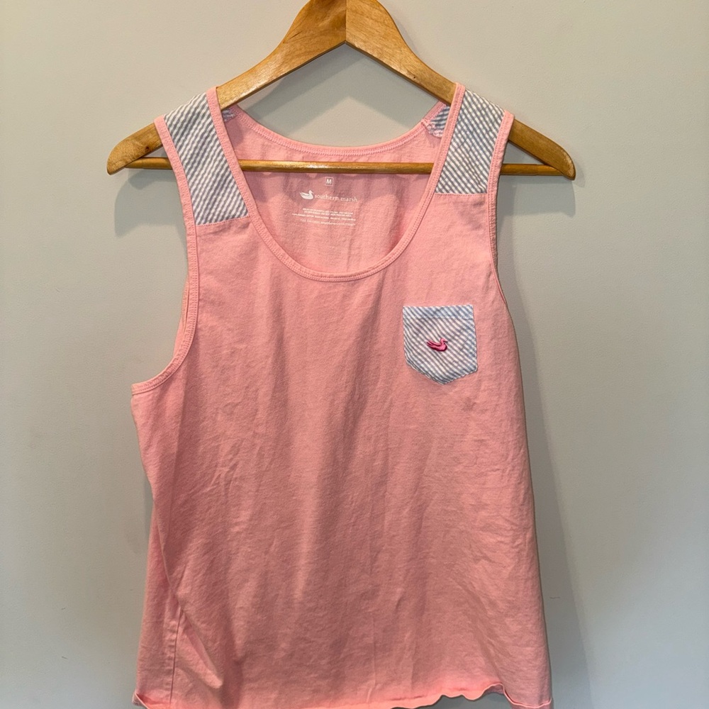 Pink Women’s Southern Marsh Tank Top/Size M.